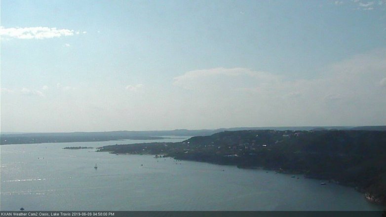 Lake Travis webcam, June 9, 2019 4:00 PM CT
