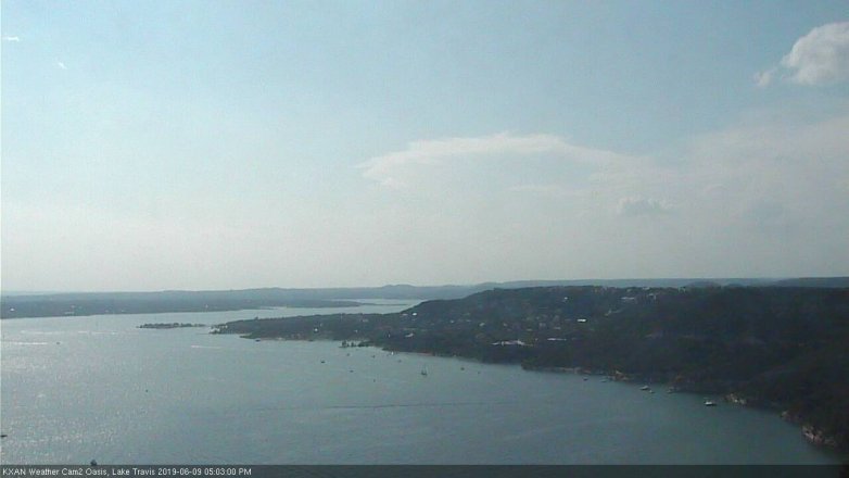 Lake Travis webcam, June 9, 2019 4:05 PM CT