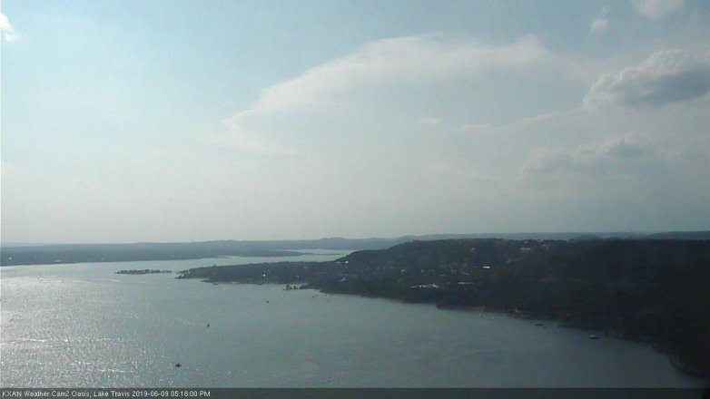 Lake Travis webcam, June 9, 2019 4:20 PM CT