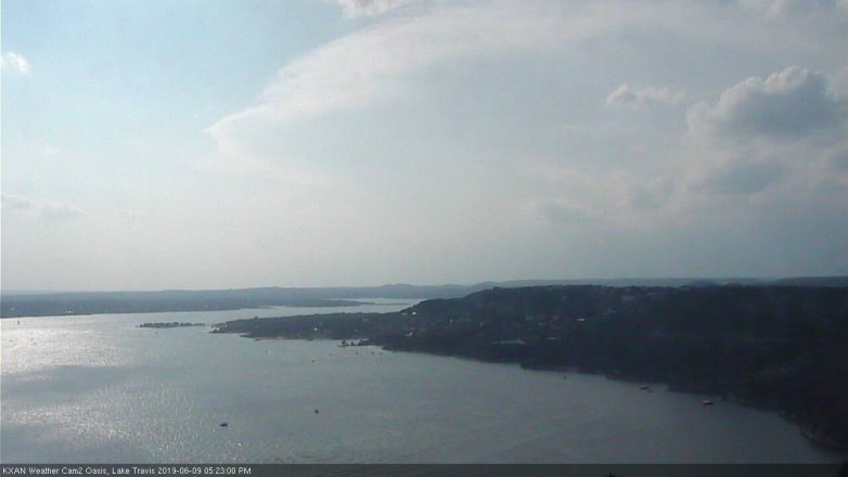 Lake Travis webcam, June 9, 2019 4:25 PM CT