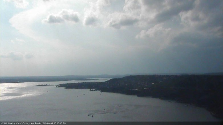 Lake Travis webcam, June 9, 2019 4:35 PM CT