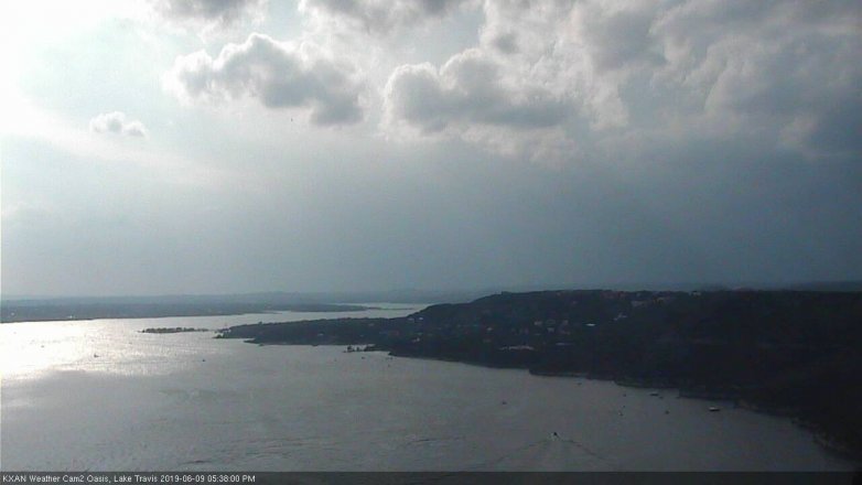 Lake Travis webcam, June 9, 2019 4:40 PM CT