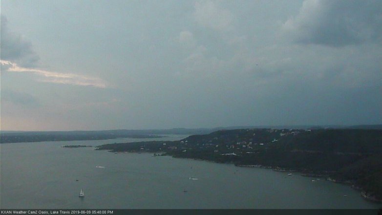 Lake Travis webcam, June 9, 2019 4:50 PM CT