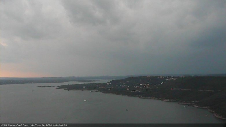 Lake Travis webcam, June 9, 2019 5:05 PM CT