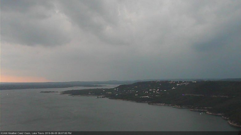 Lake Travis webcam, June 9, 2019 5:10 PM CT