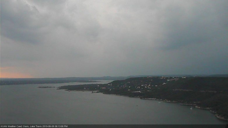 Lake Travis webcam, June 9, 2019 5:15 PM CT