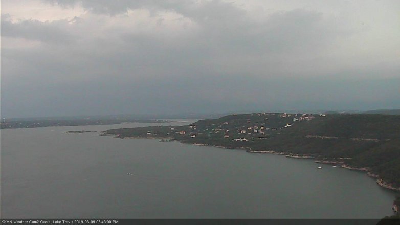 Lake Travis webcam, June 9, 2019 5:45 PM CT