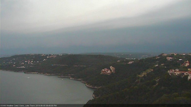 Lake Travis webcam, June 9, 2019 5:50 PM CT