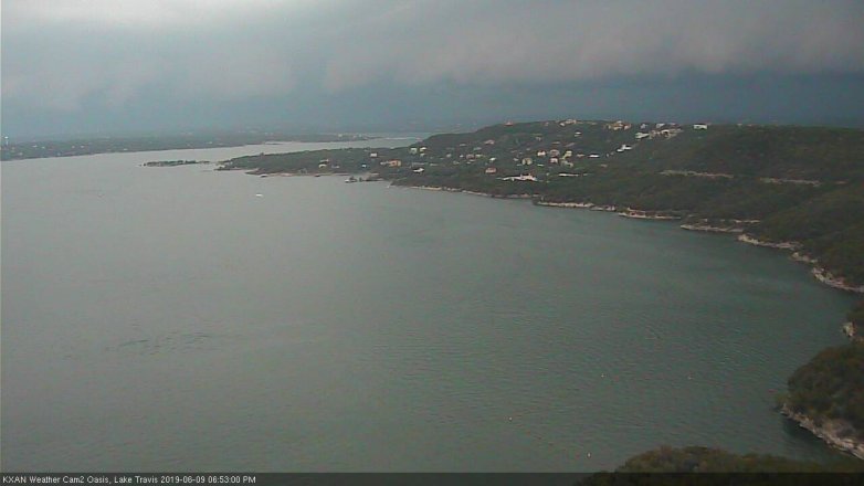 Lake Travis webcam, June 9, 2019 5:55 PM CT