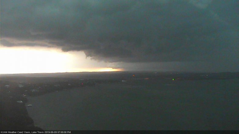 Lake Travis webcam, June 9, 2019 6:10 PM CT