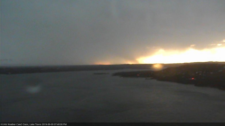 Lake Travis webcam, June 9, 2019 6:50 PM CT