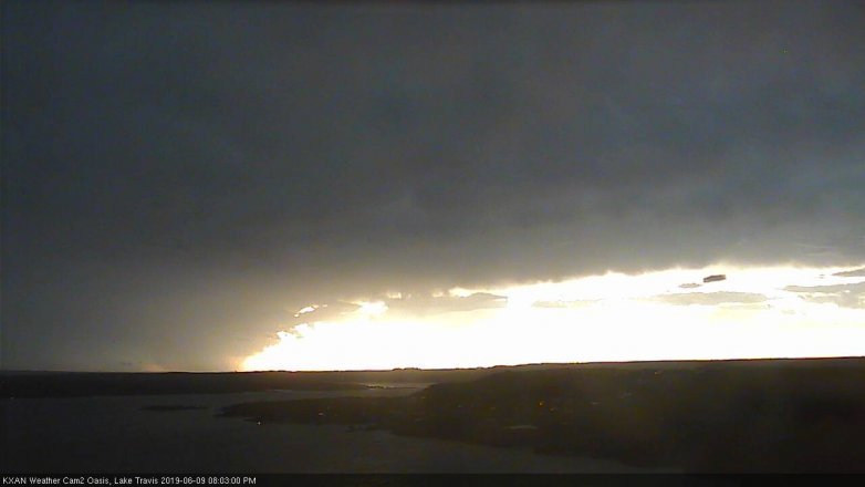 Lake Travis webcam, June 9, 2019 7:05 PM CT
