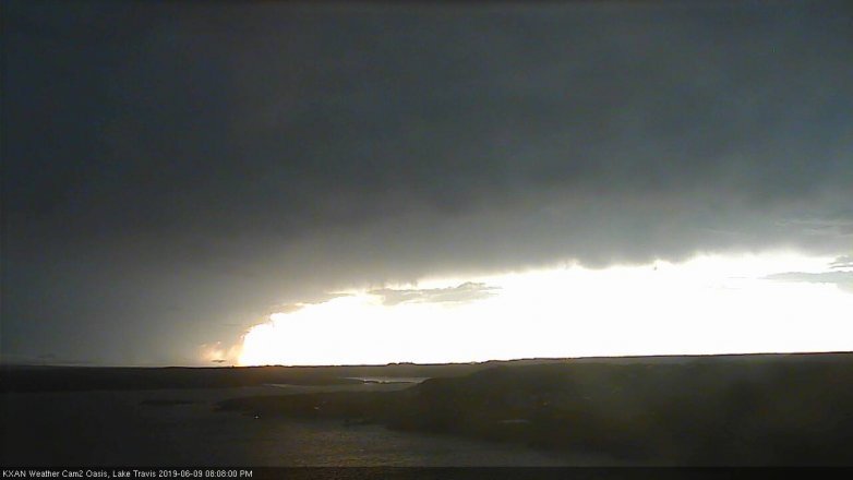 Lake Travis webcam, June 9, 2019 7:10 PM CT