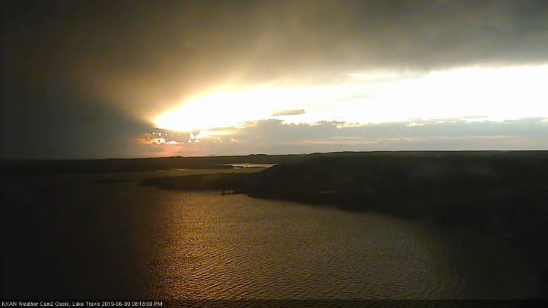 Lake Travis webcam, June 9, 2019 7:20 PM CT