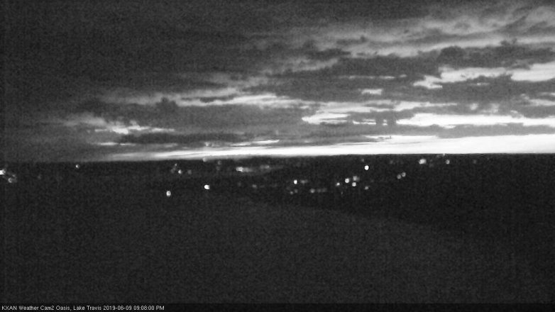 Lake Travis webcam, June 9, 2019 8:10 PM CT