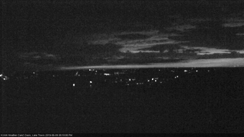 Lake Travis webcam, June 9, 2019 8:20 PM CT