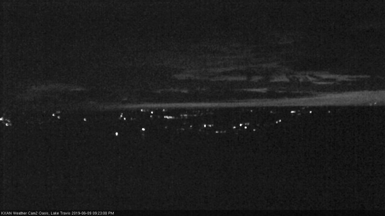 Lake Travis webcam, June 9, 2019 8:25 PM CT