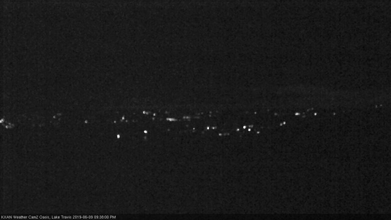 Lake Travis webcam, June 9, 2019 8:40 PM CT