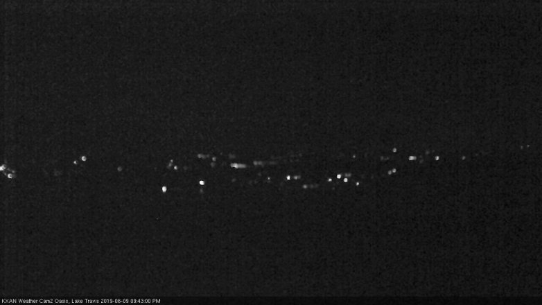 Lake Travis webcam, June 9, 2019 8:45 PM CT