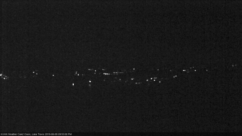 Lake Travis webcam, June 9, 2019 8:55 PM CT