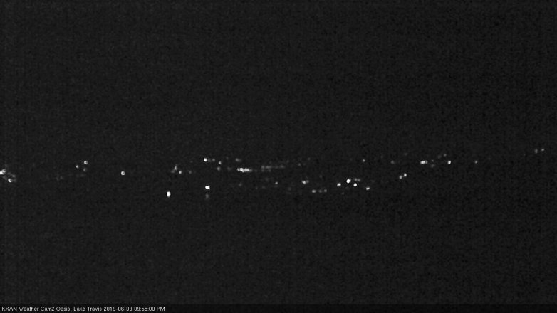 Lake Travis webcam, June 9, 2019 9:00 PM CT