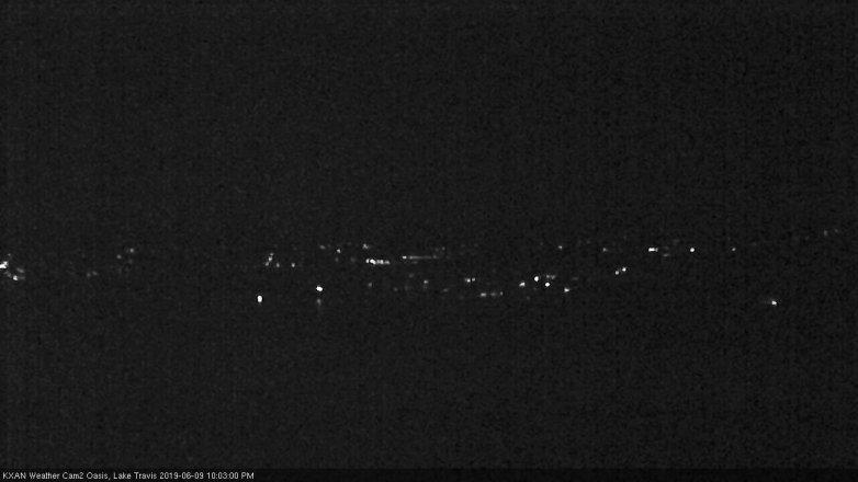 Lake Travis webcam, June 9, 2019 9:05 PM CT