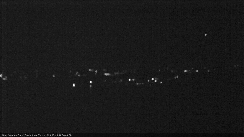 Lake Travis webcam, June 9, 2019 9:25 PM CT