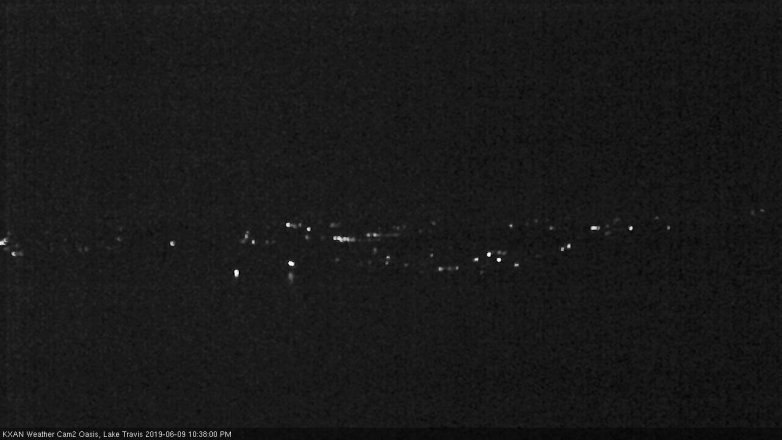 Lake Travis webcam, June 9, 2019 9:40 PM CT