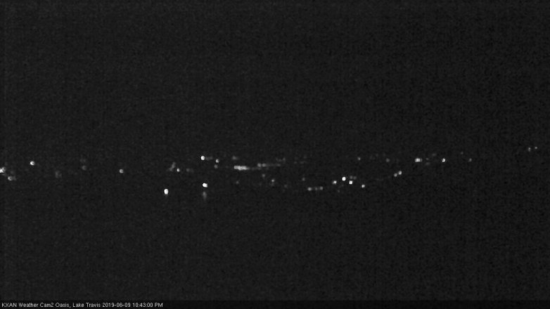 Lake Travis webcam, June 9, 2019 9:45 PM CT
