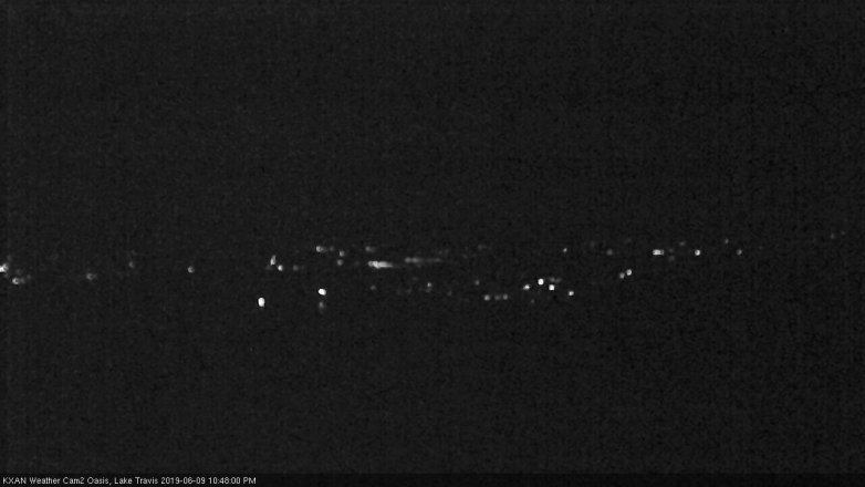 Lake Travis webcam, June 9, 2019 9:50 PM CT