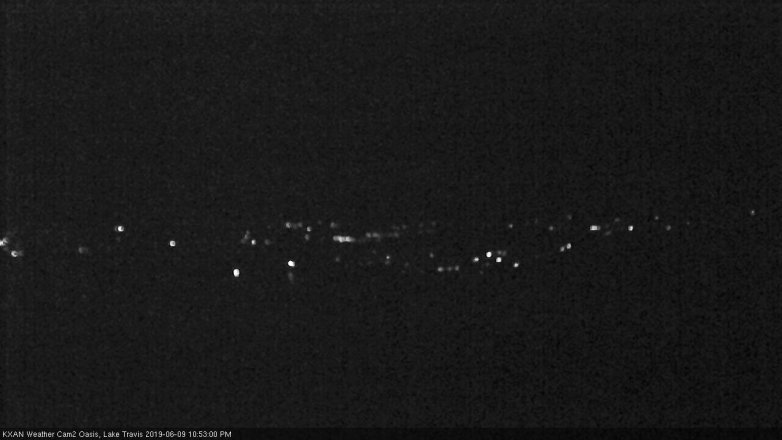 Lake Travis webcam, June 9, 2019 9:55 PM CT