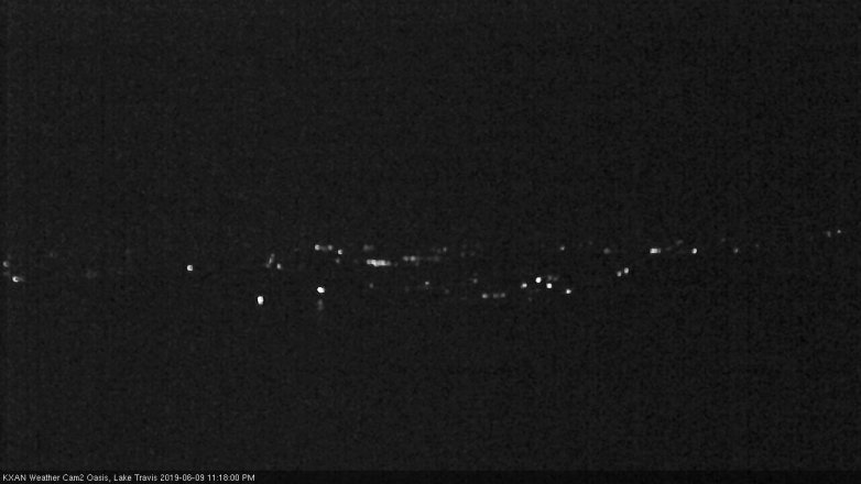 Lake Travis webcam, June 9, 2019 10:20 PM CT