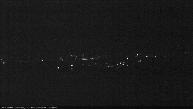 Lake Travis webcam, June 9, 2019 10:45 PM CT