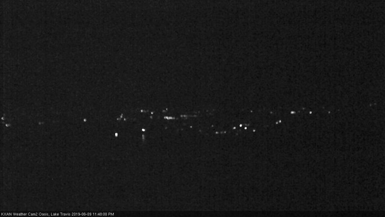 Lake Travis webcam, June 9, 2019 10:50 PM CT