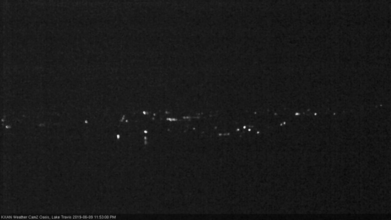 Lake Travis webcam, June 9, 2019 10:55 PM CT