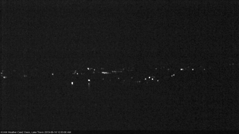 Lake Travis webcam, June 9, 2019 11:05 PM CT