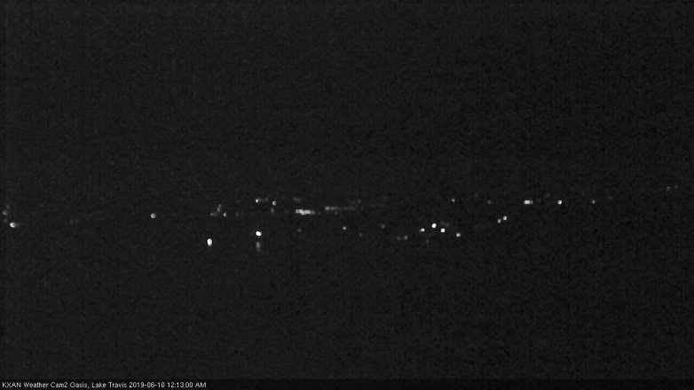 Lake Travis webcam, June 9, 2019 11:15 PM CT