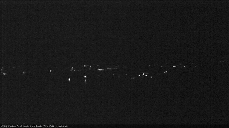 Lake Travis webcam, June 9, 2019 11:20 PM CT