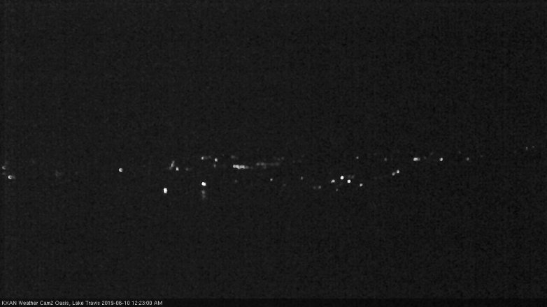 Lake Travis webcam, June 9, 2019 11:25 PM CT