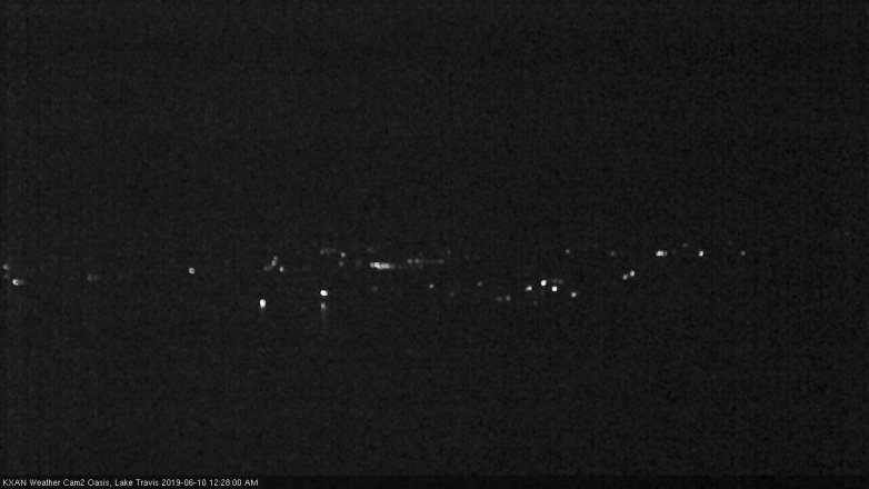 Lake Travis webcam, June 9, 2019 11:30 PM CT