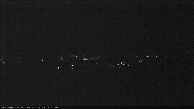 Lake Travis webcam, June 9, 2019 11:35 PM CT
