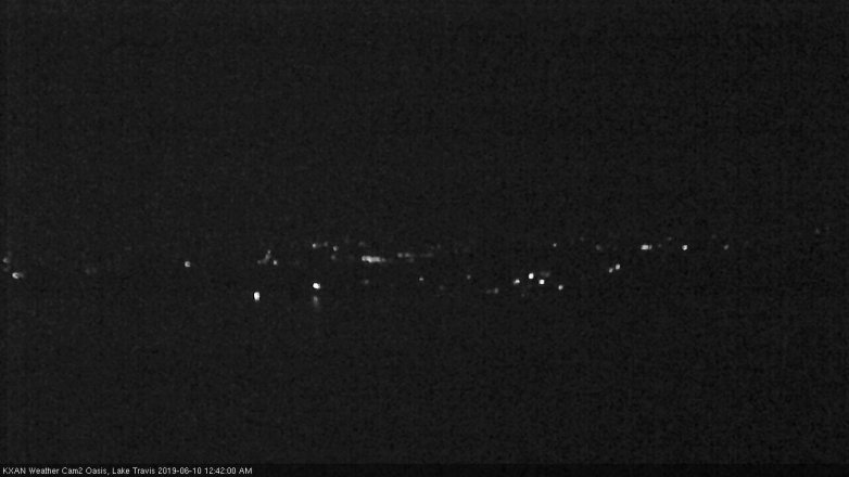 Lake Travis webcam, June 9, 2019 11:45 PM CT