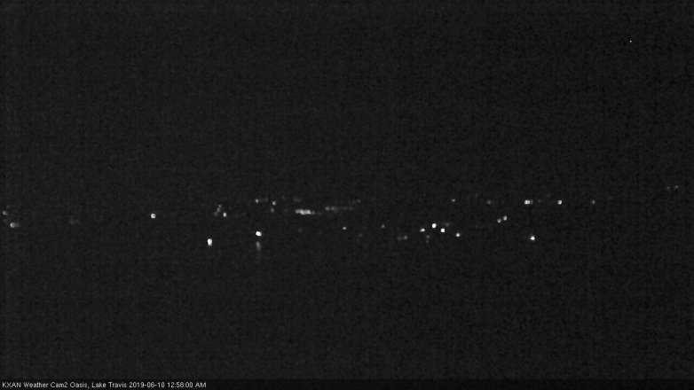 Lake Travis webcam, June 9, 2019 12:00 AM CT