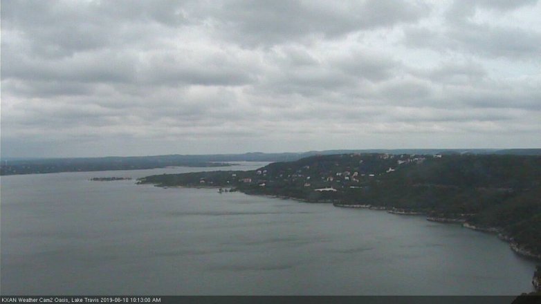 Lake Travis webcam, June 10, 2019 9:15 AM CT