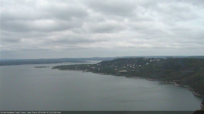 Lake Travis webcam, June 10, 2019 9:25 AM CT