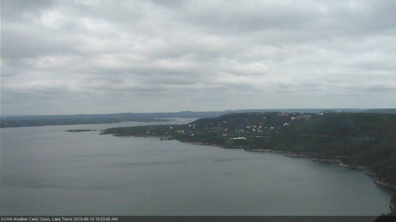 Lake Travis webcam, June 10, 2019 9:35 AM CT