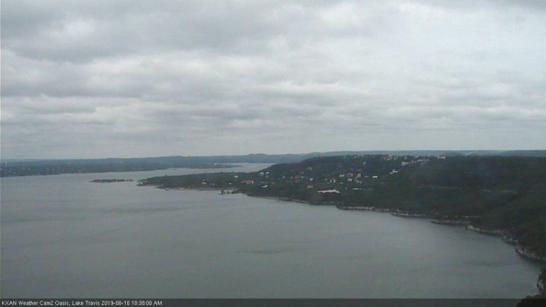 Lake Travis webcam, June 10, 2019 9:40 AM CT