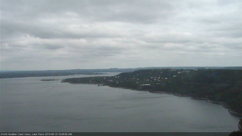 Lake Travis webcam, June 10, 2019 9:50 AM CT