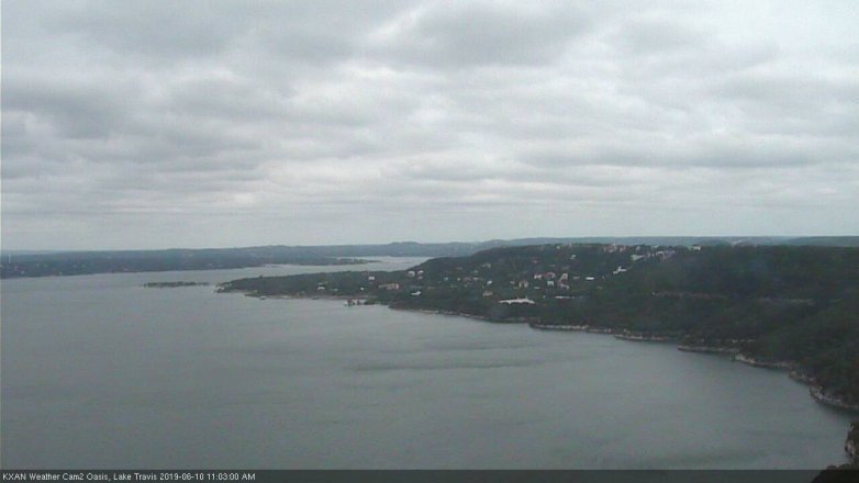 Lake Travis webcam, June 10, 2019 10:05 AM CT