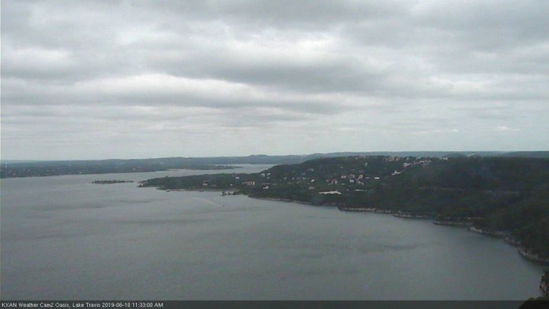 Lake Travis webcam, June 10, 2019 10:35 AM CT